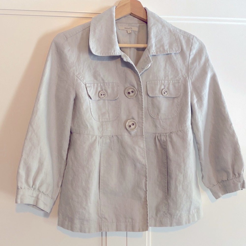 RW & CO linen blazer